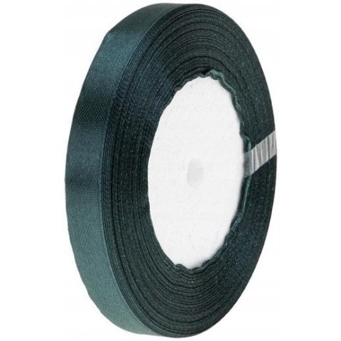 Wstążka satynowa 12mm/32m butelkowa zieleń WS12-74 BREWIS