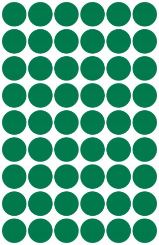 Etykiety kółka Q12mm zielone 3143 AVERY ZWECKFORM