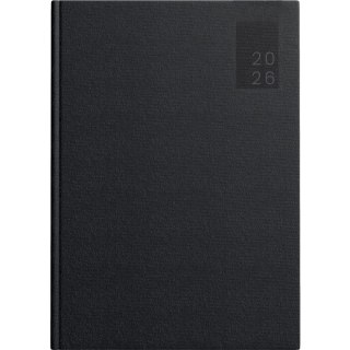 Kalendarz A5 dzienny czarny BASIC 2026r 400204119 TOP 2000
