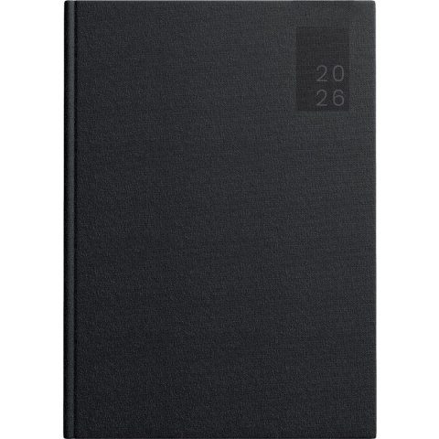Kalendarz A5 dzienny czarny BASIC 2026r 400204119 TOP 2000