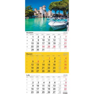 Kalendarz trójdzielny(H) ŁÓDKA T-106T-04 Michalczyk i Prokop