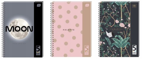 Kołozeszyt A5 100k kolorowe registry INTERDRUK