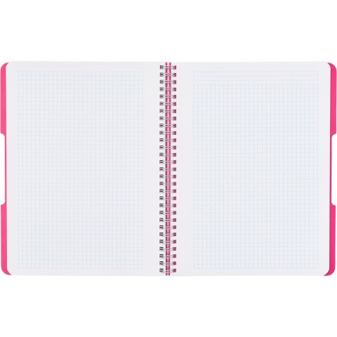 Kołozeszyt A5 80k kratka ECO PP COLORS różowy 400198751 HERLITZ