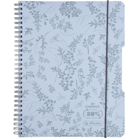 Kołozeszyt A5 80k kratka ECO PP PASTEL błektiny 400198755 HERLITZ