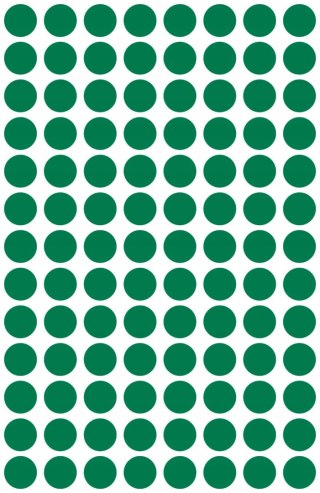 Trwałe kółka do zaznaczania 8mm 416szt./op. zielone 3012 AVERY ZWECKFORM