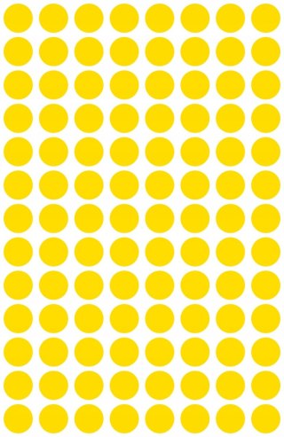 Trwałe kółka do zaznaczania 8mm 416szt./op. żółte 3013 AVERY ZWECKFORM