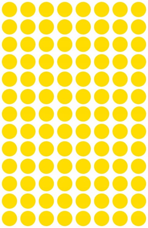 Trwałe kółka do zaznaczania 8mm 416szt./op. żółte 3013 AVERY ZWECKFORM