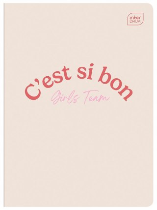 Zeszyt A5 60k linia 70g UV GIRLS INTERDRUK