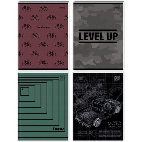 Brulion A5 96k. kratka 70g TRENDS BOYS INTERDRUK