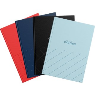 Brulion COLORS A5 96K kratka margines mix kolorów 400169191 TOP 2000