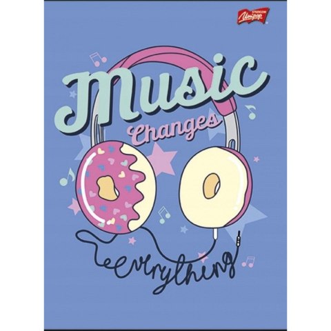 Zeszyt A4 32k linia laminowany MIX chłopięcy UNIPAP