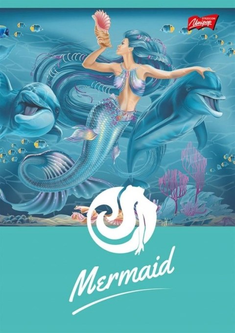 Zeszyt A5 16k 3linia dwukolorowa mix laminowany dziewczęcy UNIPAP