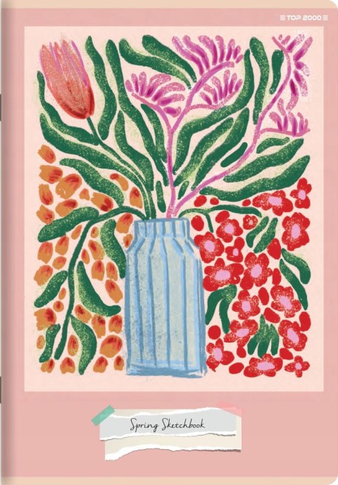 Zeszyt A5 32k kratka margines 70g DINO/SPRING 400169404 TOP 2000