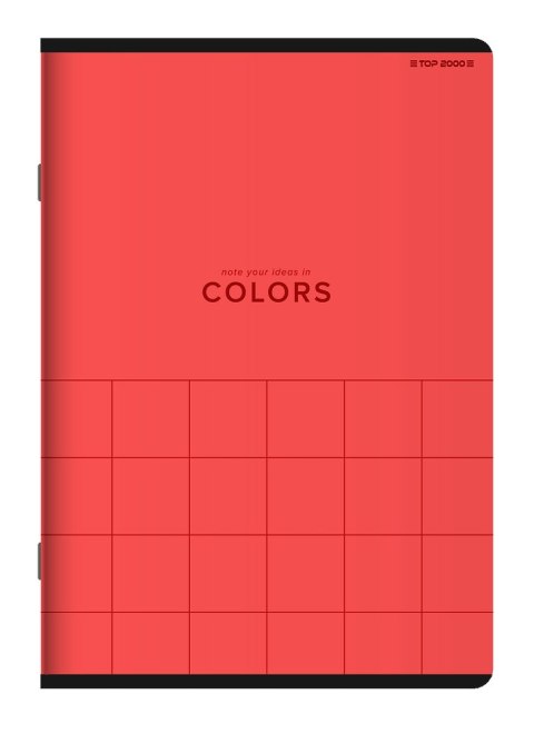 Zeszyt A5 96k kratka margines COLORS 400169186 TOP 2000
