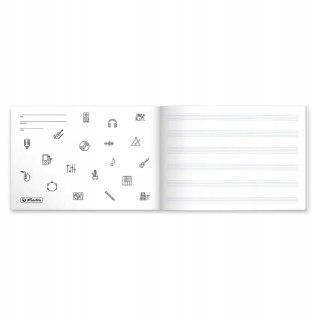 Zeszyt do nut A5 16k MUZYKA 400198008 HERLITZ