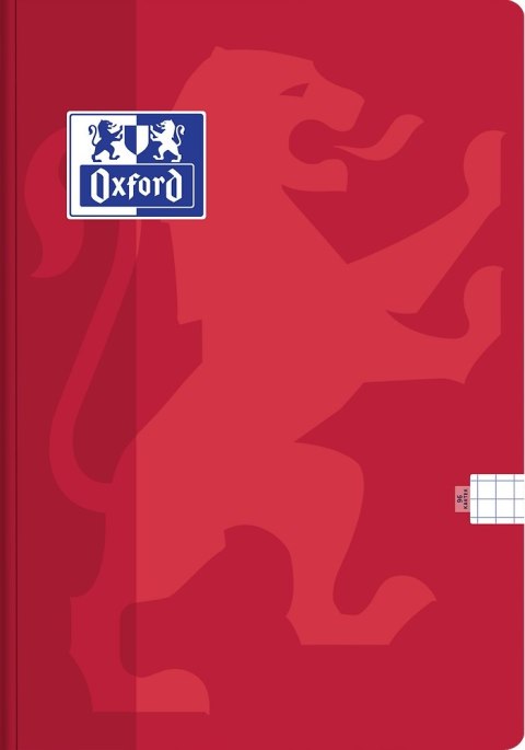 Zeszyt szkolny A5 Brulion 96 kartek w kratkę z marginesem miękka okładka ESSE 400174967 OXFORD