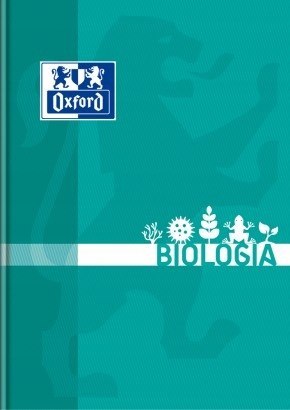 Zeszyt szkolny A5 przedmiotowy 80 kartek w kratkę BIOLOGIA 400128286 OXFORD