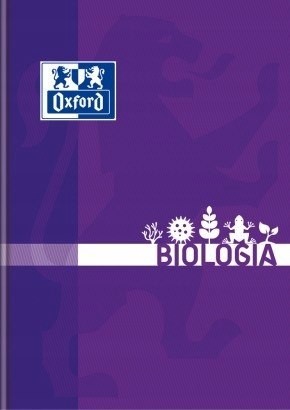 Zeszyt szkolny A5 przedmiotowy 80 kartek w kratkę BIOLOGIA 400128286 OXFORD