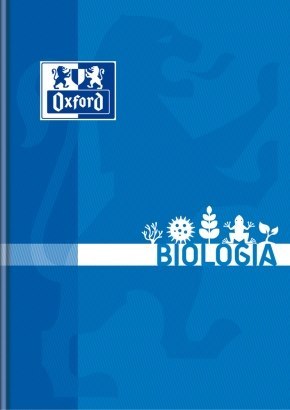Zeszyt szkolny A5 przedmiotowy 80 kartek w kratkę BIOLOGIA 400128286 OXFORD