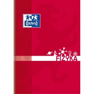 Zeszyt szkolny A5 przedmiotowy 80 kartek w kratkę FIZYKA 400128288 OXFORD