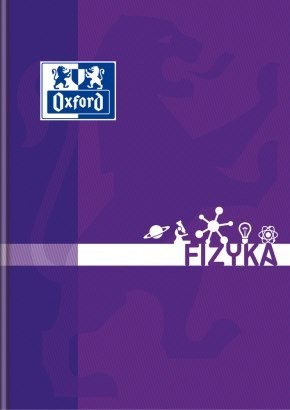 Zeszyt szkolny A5 przedmiotowy 80 kartek w kratkę FIZYKA 400128288 OXFORD