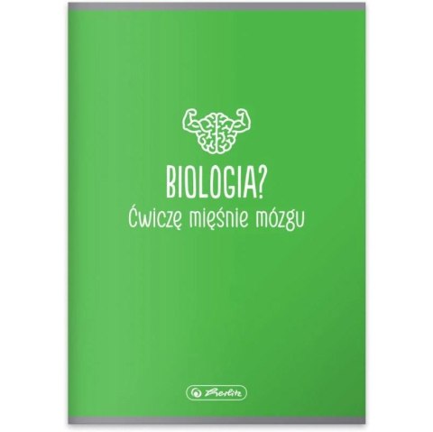 Zeszyt szkolny przedmiotowy A5 60 kartek w kratkę 70g BIOLOGIA 400197997 HERLITZ
