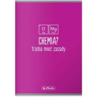 Zeszyt szkolny przedmiotowy A5 60 kartek w kratkę 70g CHEMIA 400197998 HERLITZ