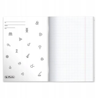 Zeszyt szkolny przedmiotowy A5 60 kartek w kratkę 70g CHEMIA 400197998 HERLITZ