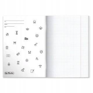 Zeszyt szkolny przedmiotowy A5 60 kartek w kratkę 70g HISTORIA 400197995 HERLITZ