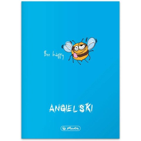 Zeszyt szkolny przedmiotowy A5 60 kartek w kratkę 70g JĘZYK ANGIELSKI 400197976 HERLITZ