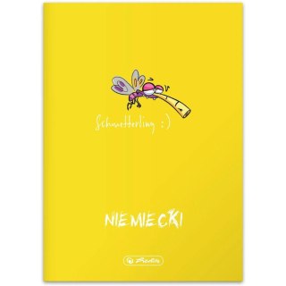 Zeszyt szkolny przedmiotowy A5 60 kartek w kratkę 70g JĘZYK NIEMIECKI 400197977 HERLITZ