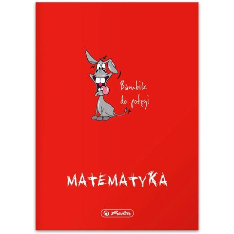 Zeszyt szkolny przedmiotowy A5 60 kartek w kratkę 70g MATEMATYKA 400197975 HERLITZ