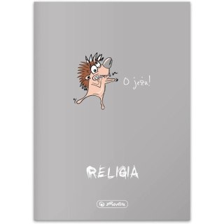 Zeszyt szkolny przedmiotowy A5 60 kartek w kratkę 70g RELIGIA 9500103 HERLITZ