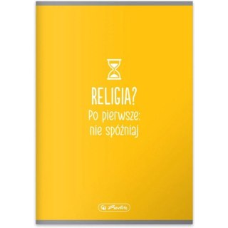 Zeszyt szkolny przedmiotowy A5 60 kartek w kratkę 70g RELIGIA 9577446 HERLITZ