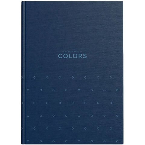 Zeszyt szkolny z twardą okładką A5 Brulion 96 kartek w kratkę COLORS 400169200 TOP 2000