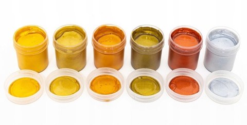 Farby METALICZNE 6 kolorów 20ml 301124003 ASTRA