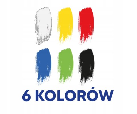 Farby plakatowe szkolne 6 kolorów 20ml zestaw 400167103 OXFORD