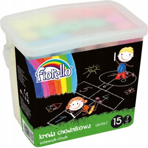 Kreda chodnikowa GR-F15-7 FIORELLO 7 kol 15szt 170-2295