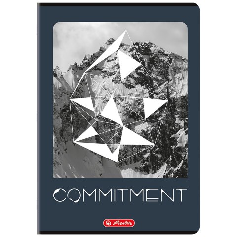 Zeszyt A4 80k kratka z marginesem mix 400206367 HERLITZ