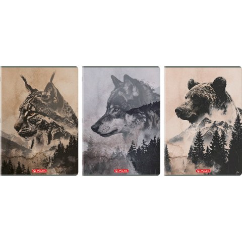 Zeszyt A4 96k linia z marginesem WILD 400206435 HERLITZ