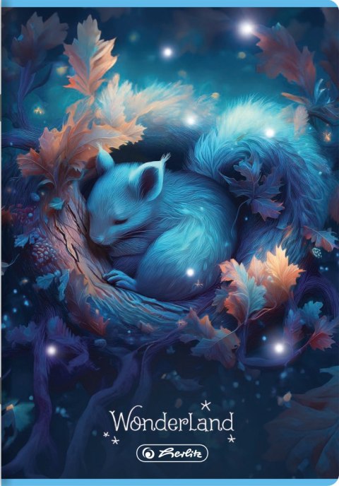 Zeszyt A5 16k 3linia kolorowa WONDERLAND 400196830 HERLITZ