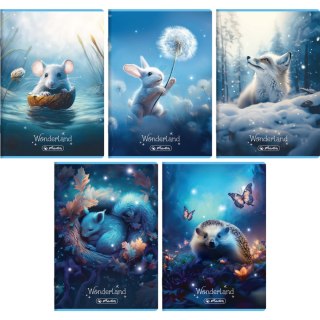 Zeszyt A5 32k kratka margines WONDERLAND 400196832 HERLITZ