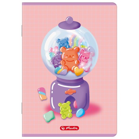 Zeszyt A5 32k kratka z marginesem JELLY 400206378 HERLITZ