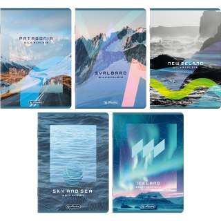 Zeszyt A5 60k linia z marginesem SOLARPUNK 400207525 HERLITZ