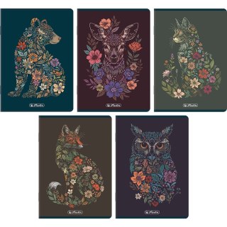 Zeszyt A5 80k linia z marginesem FLORIMALS 400210665 HERLITZ