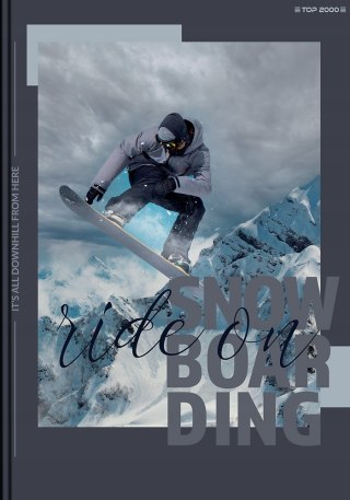 Zeszyt szkolny A5 Brulion 96 kartek w kratkę POSTER 400181912 TOP 2000