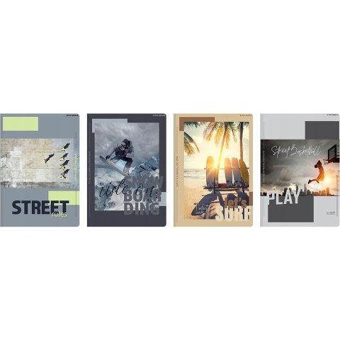 Zeszyt szkolny A5 Brulion 96 kartek w kratkę POSTER 400181914 TOP 2000