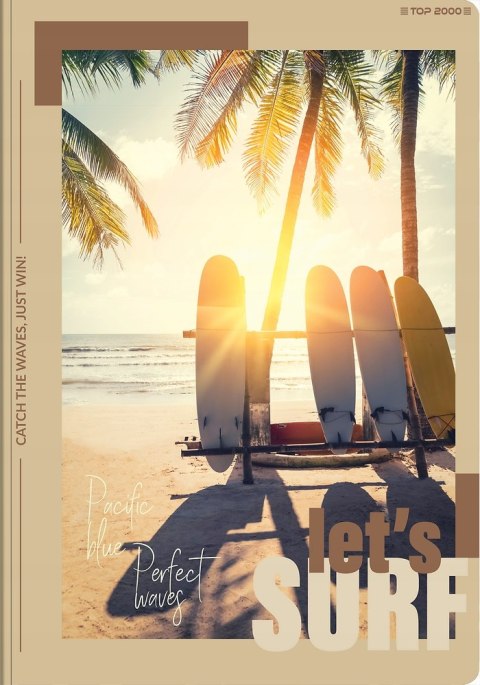 Zeszyt szkolny A5 Brulion 96 kartek w kratkę POSTER 400181914 TOP 2000