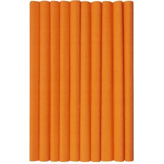 Bibuła marszczona (10 rolek) 50x200cm ciemny pomarańcz 400153894 HERLITZ