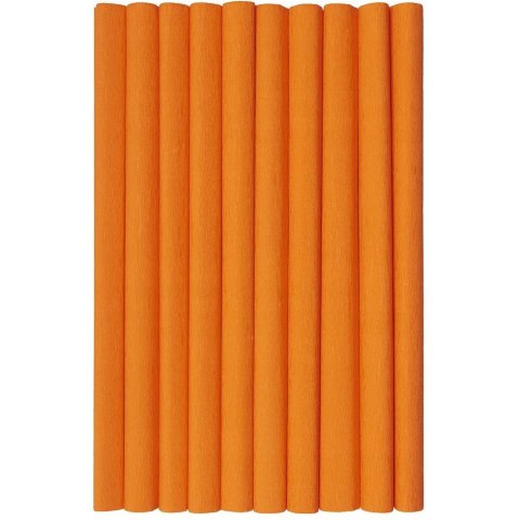 Bibuła marszczona (10 rolek) 50x200cm ciemny pomarańcz 400153894 HERLITZ